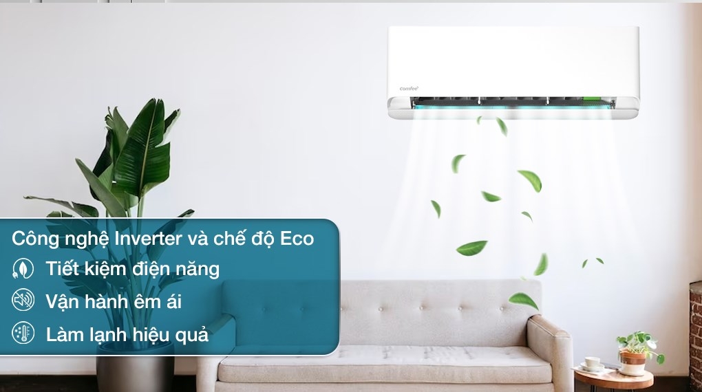 Máy lạnh Comfee 1.5 HP Inverter  CFS-13VCB1 (Mode cao cấp )