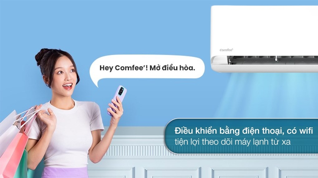 Máy lạnh Comfee Inverter 1 HP CFS-10VCB1