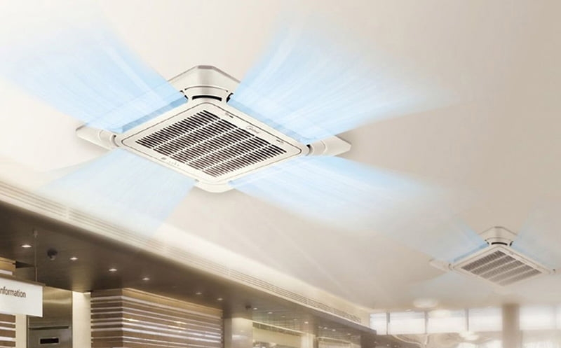 Máy lạnh âm trần Midea Inverter 4 HP (4 Ngựa) MCD1-36CRDN8