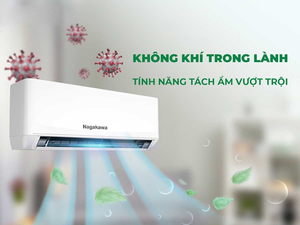 Máy lạnh Nagakawa Inverter 2.5HP NIS-C24R2U51 (Mode 2025)