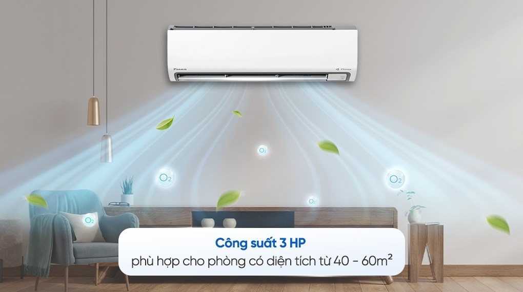 Máy lạnh Daikin Inverter 3 HP FTKF71ZVMV Mẫu mới