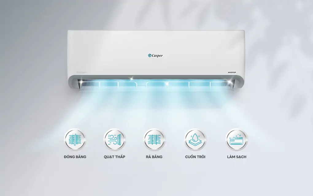 Máy Lạnh Casper1.5 HP Inverter GC-12IS35