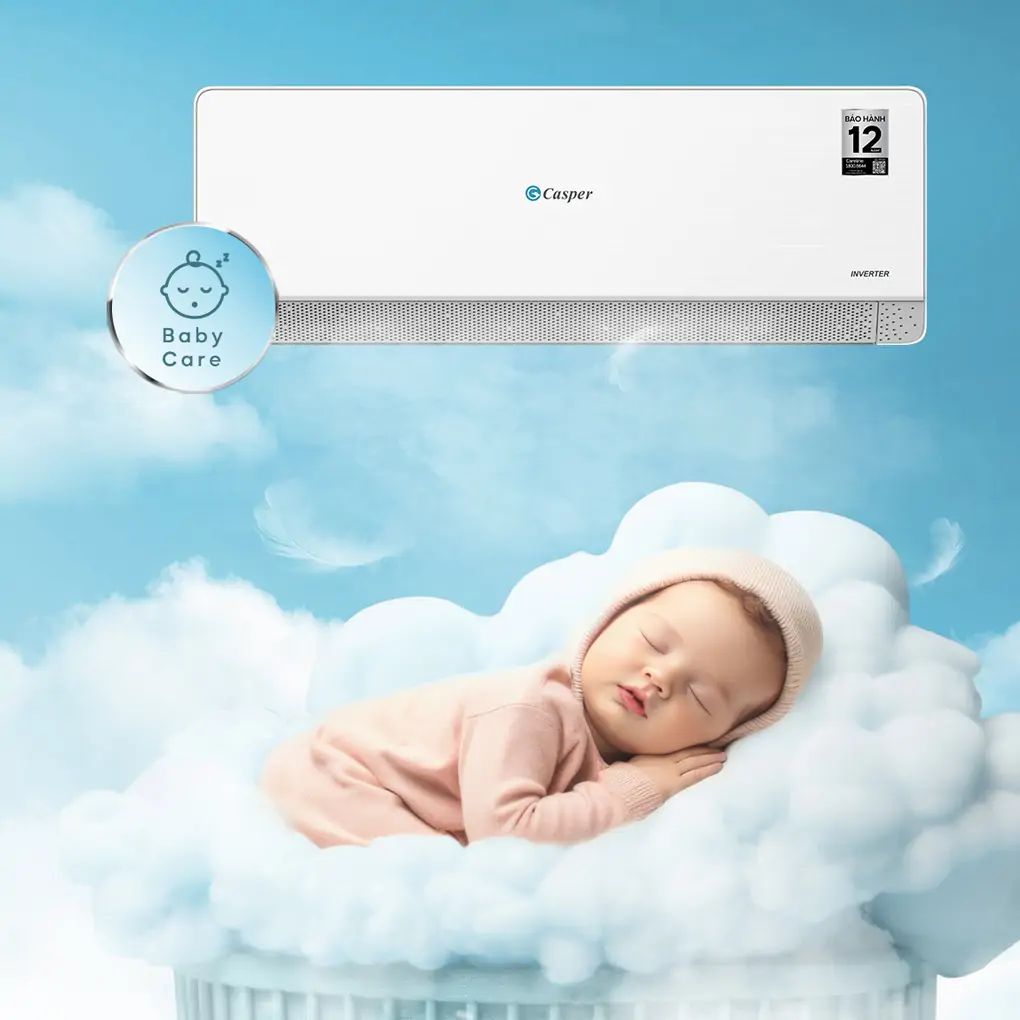 Máy Lạnh Casper Inverter 1.5 Hp QC-12IS36  (Mode 2024 )