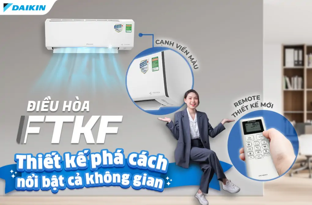 Máy Lạnh Daikin Inverter 2.0 HP FTKF50XVMV ( Mode cao cấp )