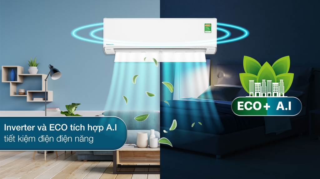 Máy Lạnh Panasonic Inverter 1 HP CU/CS-XU9ZKH-8   ( Mới 2023 )