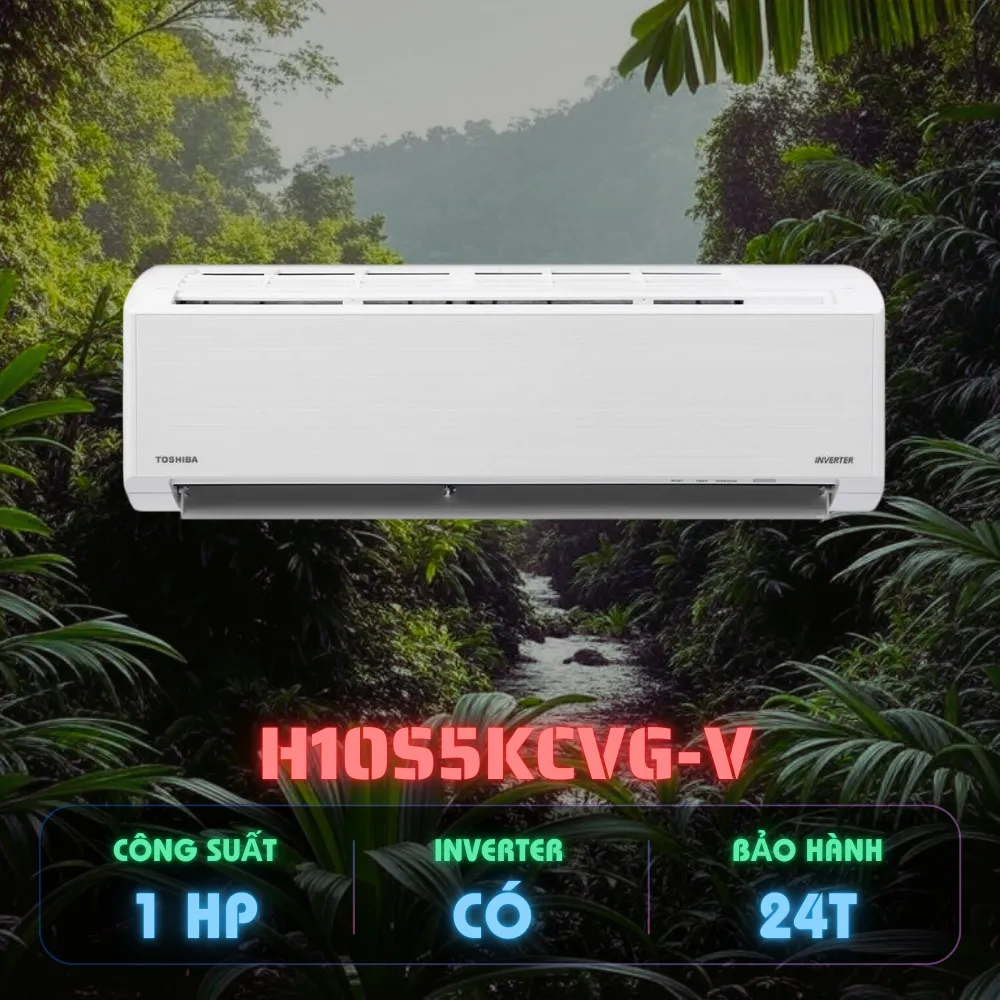 Máy lạnh Toshiba Inverter 1.0HP RAS-H10S5KCVG-V (Model 2025)