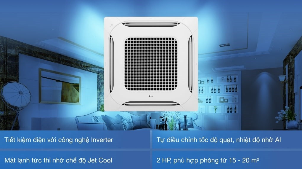 Máy lạnh âm trần LG 2.0 HP Inverter ATNQ18GPLE7