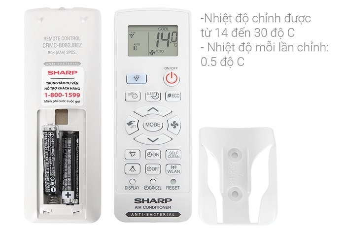 Máy lạnh Sharp 1.0 HP Inverter AH-XP10YHW