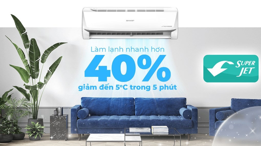 Máy lạnh Sharp 1.5 HP Inverter AH-X13ZEW