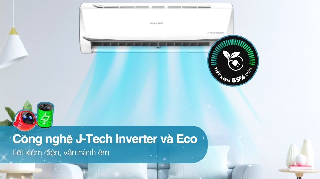 Máy lạnh Sharp 1.5 HP Inverter AH-X13ZEW