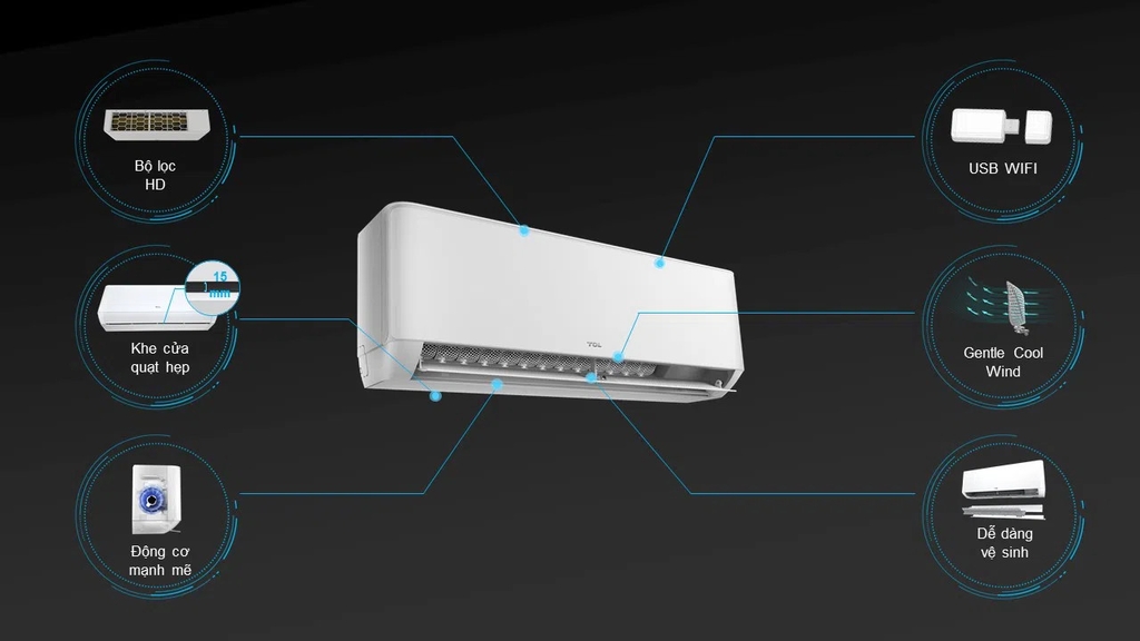 Máy lạnh TCL Inverter 2 HP TAC-18CSD/TPG21