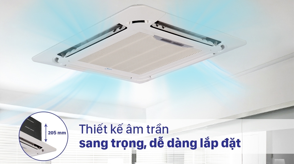 Máy lạnh âm trần Midea 2.0 HP (2 Ngựa) MCD1-18CRN8