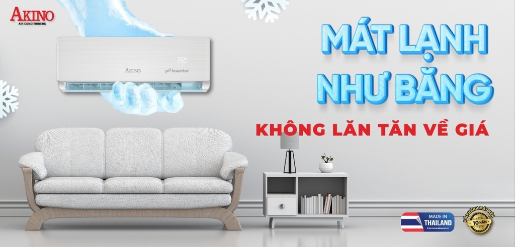 Máy lạnh AKINO 1.5 HP Inverter TH-T1C12INVFA ( Mode 2024)