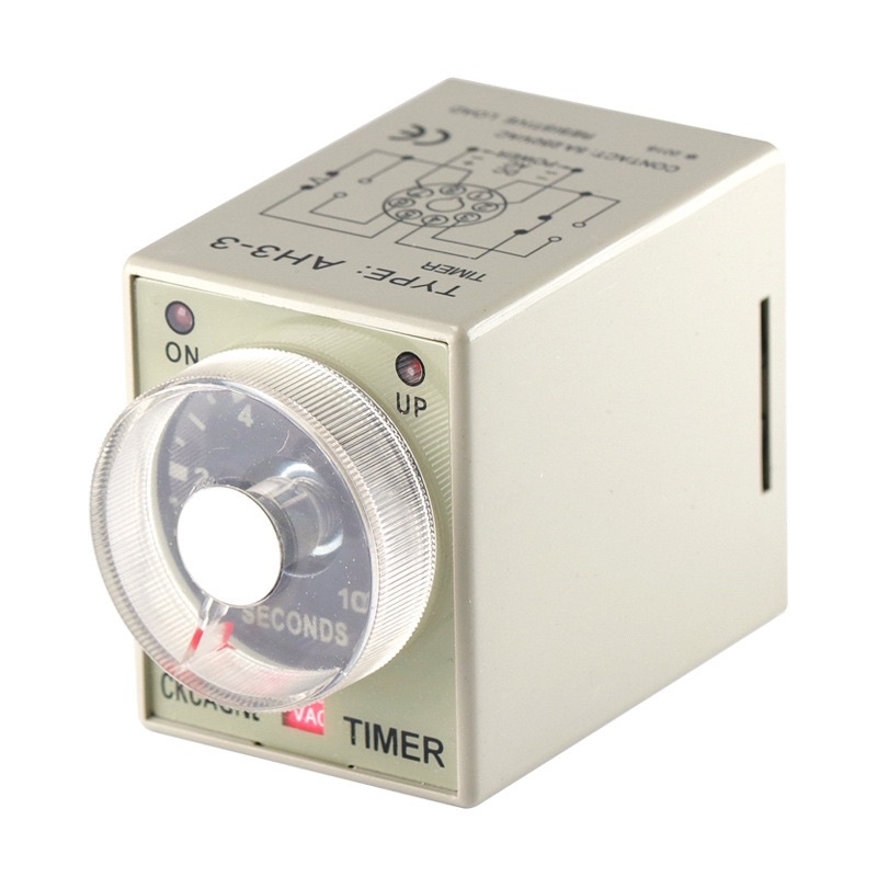 Rơ le thời gian AH3-3 CKCAGNL/CKC - Bộ timer 1S 10S 30S 60S 10M 30M 60M ...