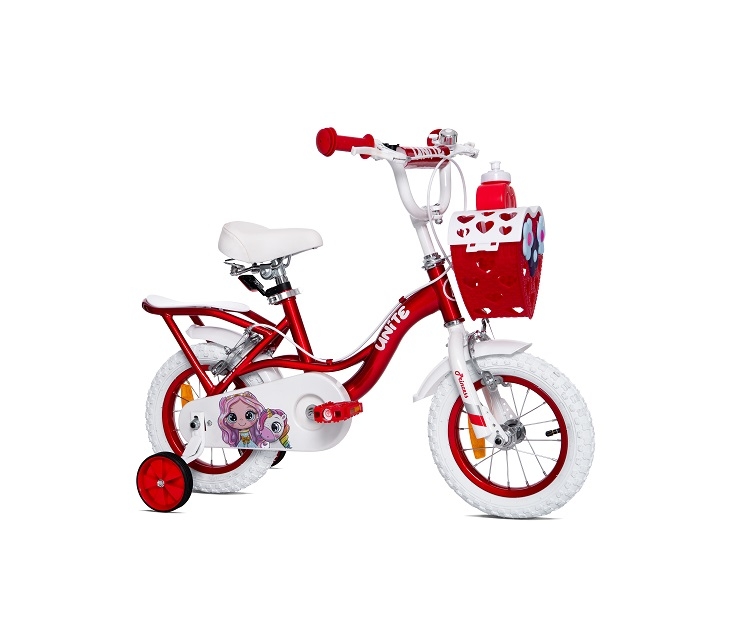 Xe đạp 3 bánh trẻ em Thống Nhất Princess TE12 giỏ trái tim (Phù hợp với trẻ từ 2 đến 6 tuổi) - Hàng chính hãng