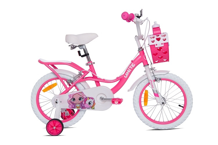 Xe đạp 3 bánh trẻ em Thống Nhất Princess TE16 giỏ trái tim (Dành cho trẻ từ 3 đến 8 tuổi)