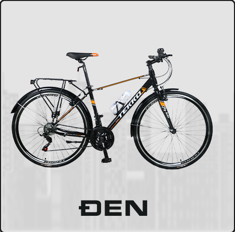 Xe đạp Tekko thể thao City C300 Khung nhôm cao cấp - Phù hợp với người cao từ 1m45 trở lên