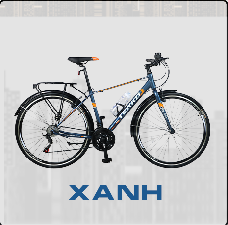 Xe đạp Tekko thể thao City C300 Khung nhôm cao cấp - Phù hợp với người cao từ 1m45 trở lên