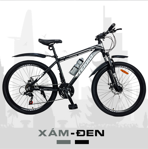 Xe đạp Tekko thể thao Rocket R200 Khung nhôm, cỡ 26 inch - Phù hợp với người cao từ 1m45 trở lên