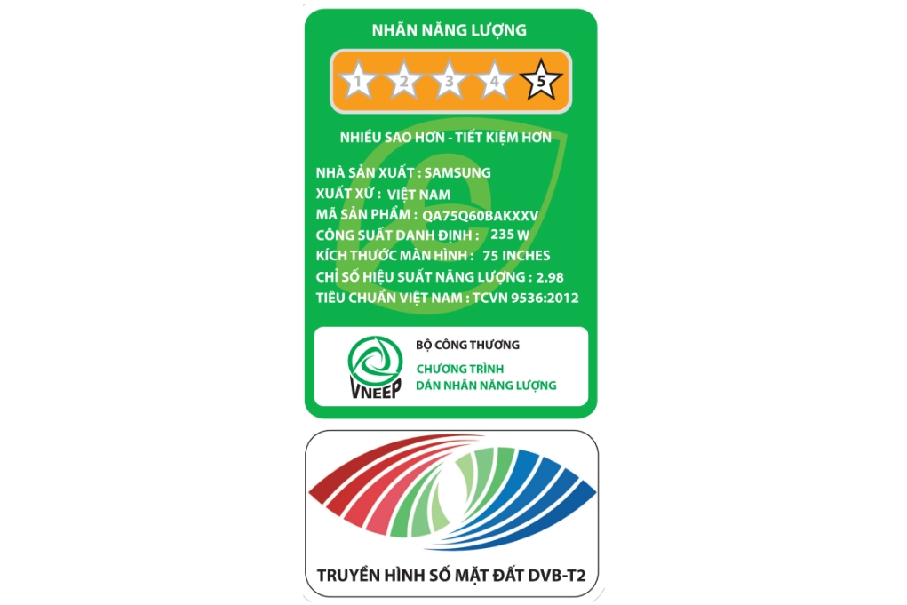 Smart Tivi QLED 4K 75 inch Samsung QA75Q60B