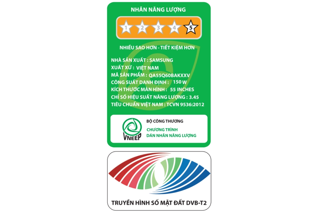 Smart Tivi QLED 4K 55 inch Samsung QA55Q60B