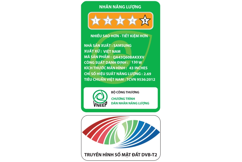 Smart Tivi QLED 4K 43 inch Samsung QA43Q60B
