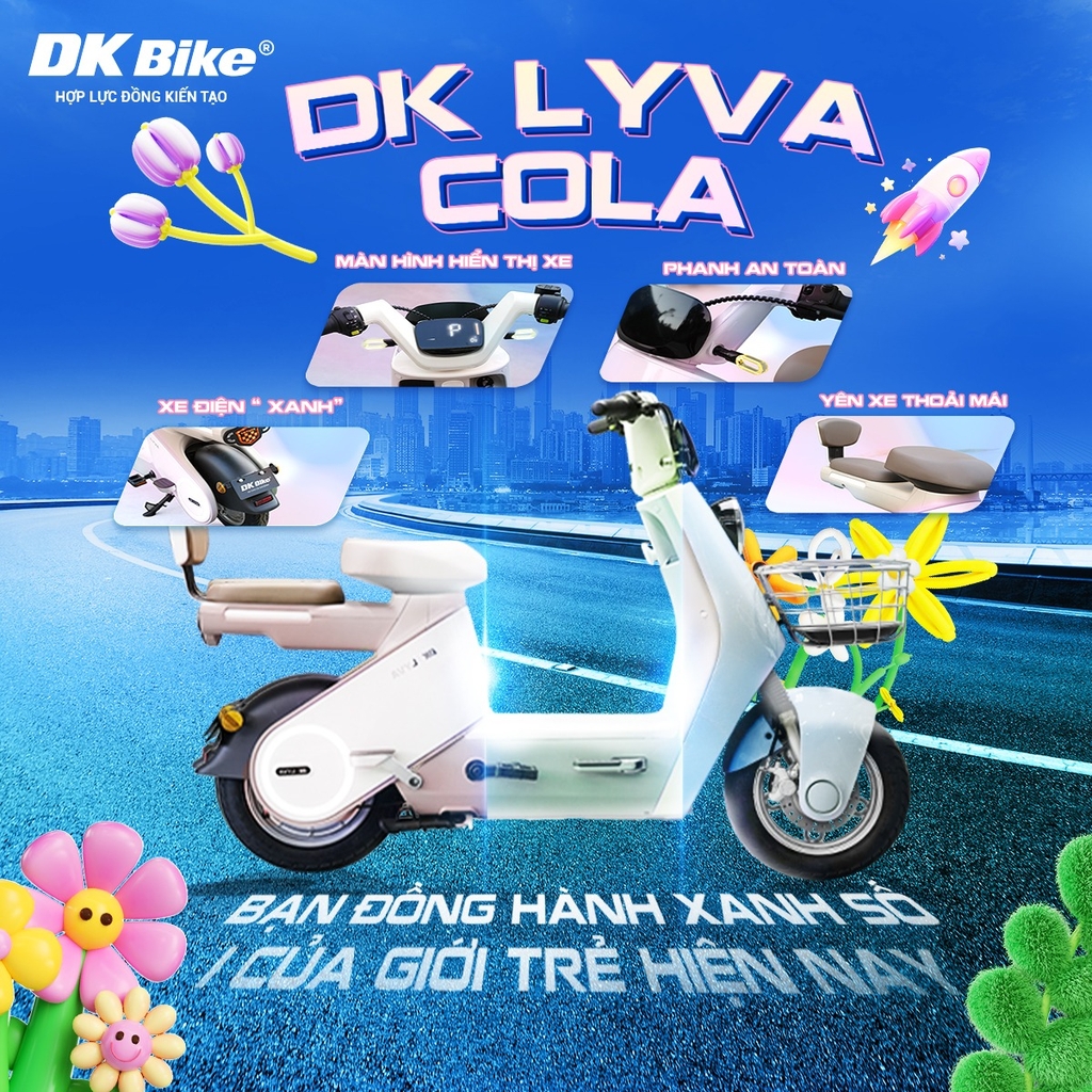 Xe đạp điện DK Lyva Cola
