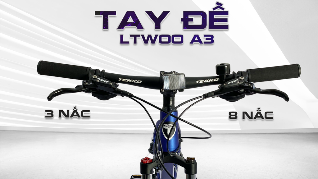 Xe đạp thể thao Tekko S200 27.5 inch Khung Nhôm cao cấp - Phù hợp với người cao từ 1m58 trở lên