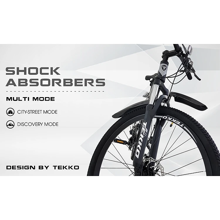 Xe đạp Tekko thể thao Rocket R200 Khung nhôm, cỡ 26 inch - Phù hợp với người cao từ 1m45 trở lên