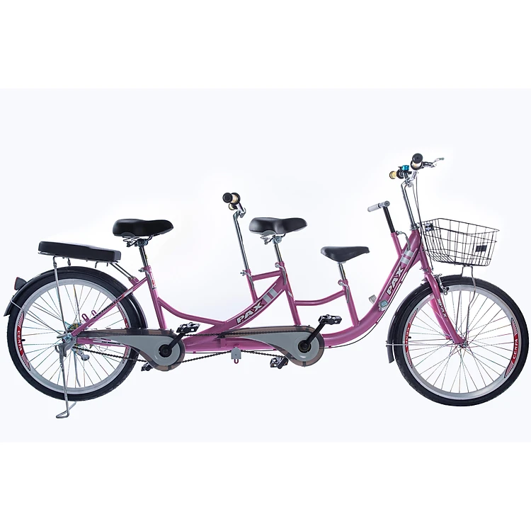 Xe đạp đôi gia đình cao cấp PAX 2 Sport - Kiểu dáng thể thao - Hai người đạp tự do - Trọng tải 300kg - Có thêm ghế cho bé