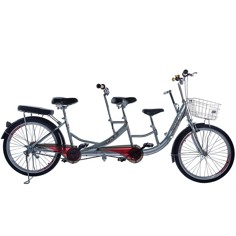 Xe đạp đôi gia đình cao cấp PAX 2 Sport - Kiểu dáng thể thao - Hai người đạp tự do - Trọng tải 300kg - Có thêm ghế cho bé