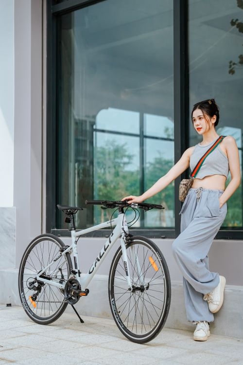 Xe đạp thể thao CALLI S3000 Khung nhôm không mối hàn, đi dây âm sườn