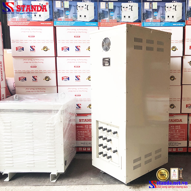 ỔN ÁP STANDA 75KVA 3 PHA DẢI 160V THẾ HỆ MỚI