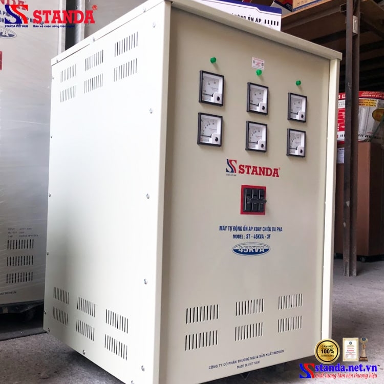 ỔN ÁP STANDA 45KVA DẢI 173V-260V (HÀNG ĐẶT)