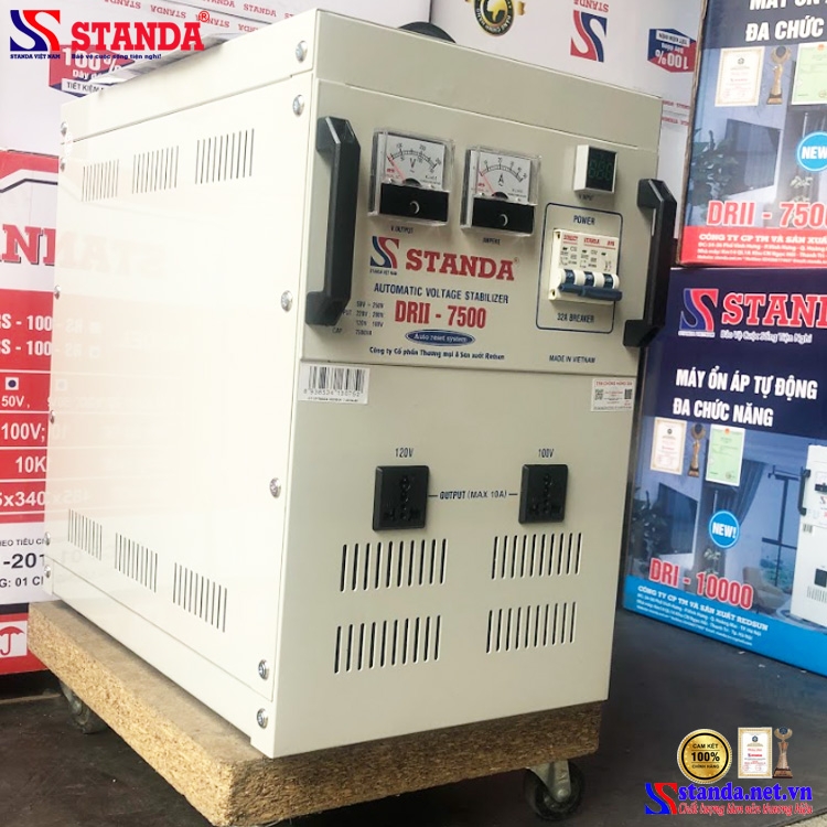 ỔN ÁP LIOA STANDA 7,5KVA ĐA CHỨC NĂNG 4 ĐẦU ĐIỆN RA