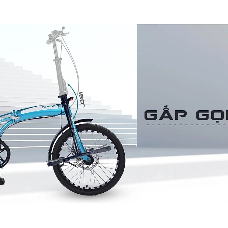 Xe đạp thể thao TEKKO G1 20 inch - xe đạp gấp khung tiện lợi