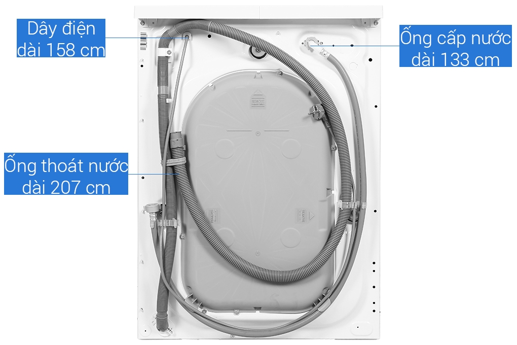 Máy giặt Electrolux Inverter 8 kg EWF8024P5WB