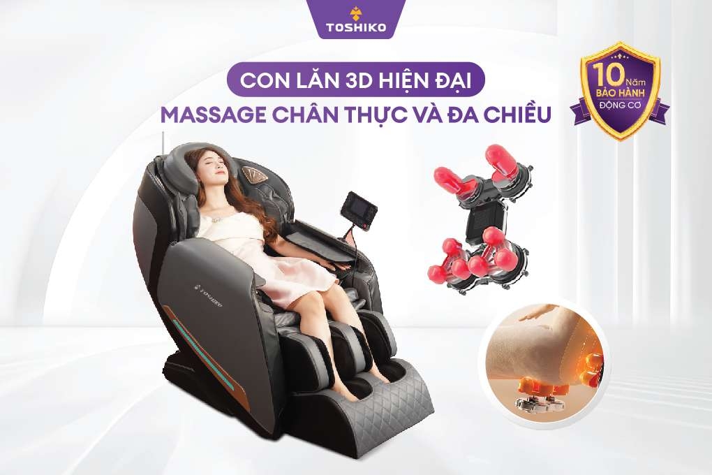 Ghế massage 3D Toshiko T80 Base