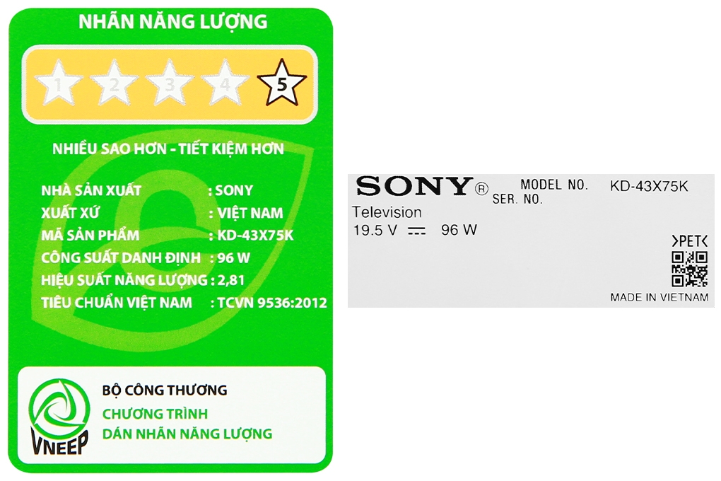 Google Tivi Sony 4K 65 inch KD-65X75K