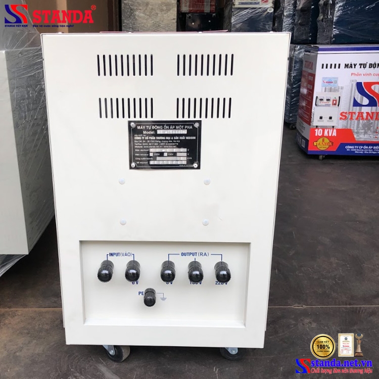 ỔN ÁP STANDA-RS 15KVA DRI DẢI 50V – 250V DÂY ĐỒNG 100%
