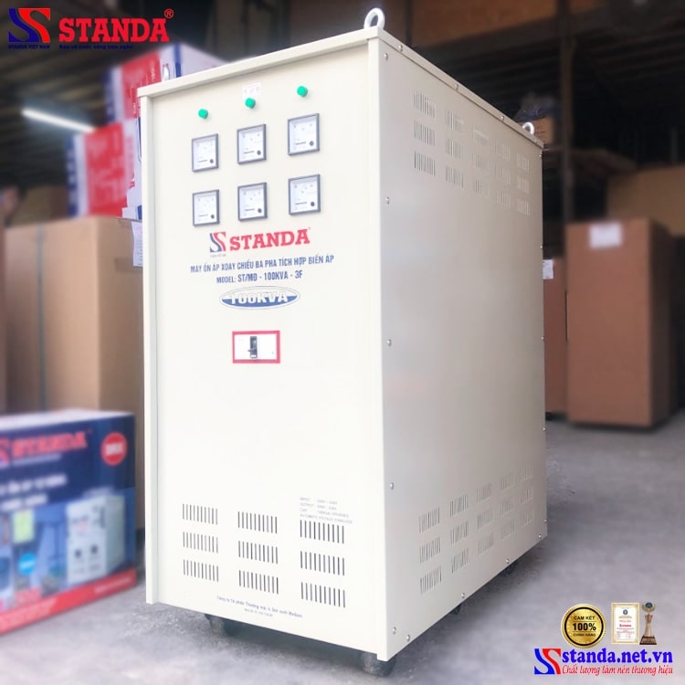 ỔN ÁP STANDA 100KVA TÍCH HỢP BIẾN ÁP 260V/430V/220V/200V