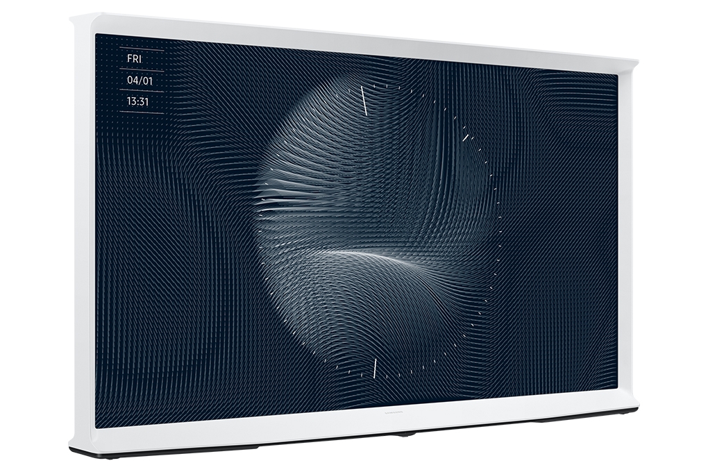 Smart Tivi Kiểu Chữ I Có Chân The Serif QLED Samsung 4K 55 inch QA55LS01BA