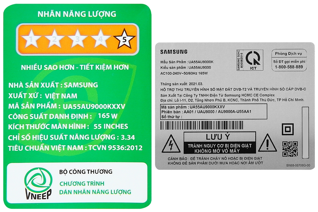 Smart Tivi Samsung 4K Crystal UHD 55 Inch UA55AU9000