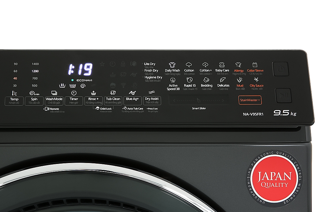 Máy giặt Panasonic Inverter 9.5 Kg NA-V95FR1BVT