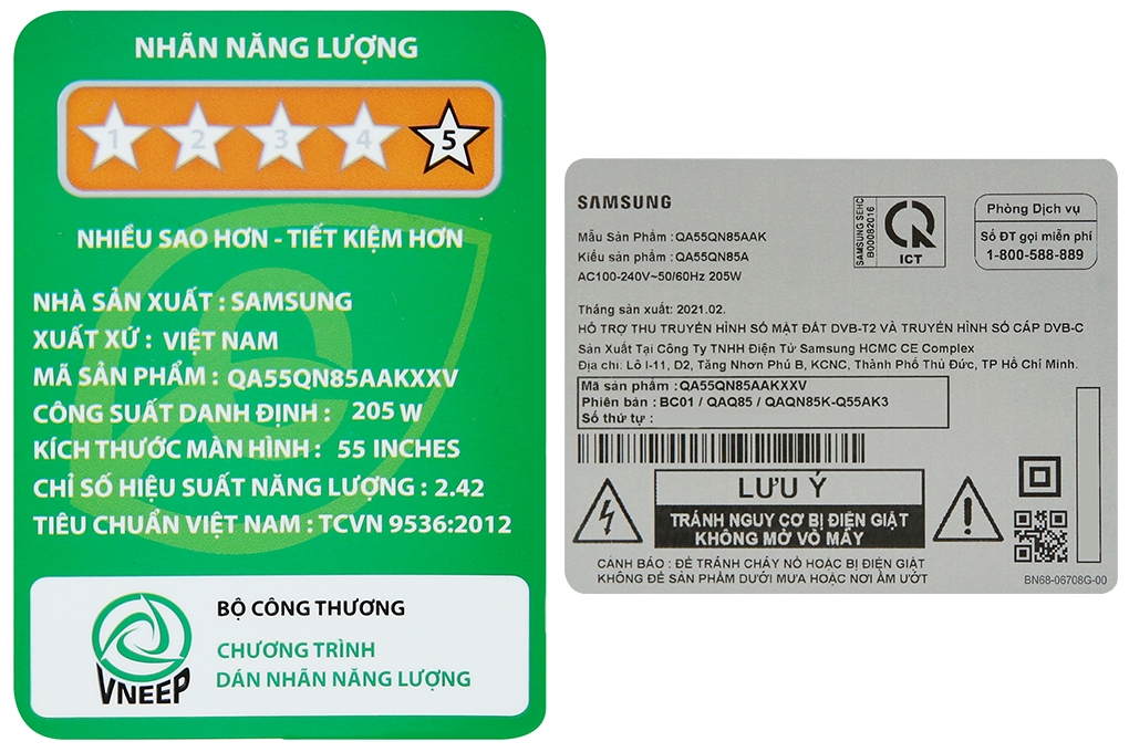Smart Tivi Neo QLED 4K 55 inch Samsung QA55QN85A