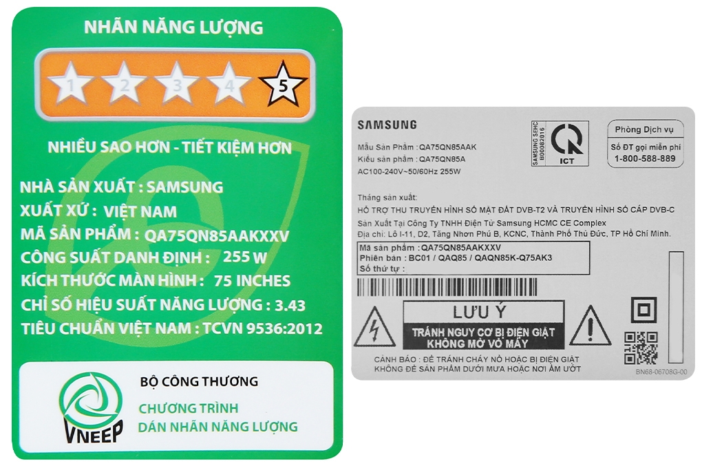 Smart Tivi Neo QLED 4K 75 inch Samsung QA75QN85A