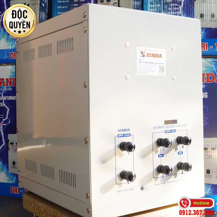 MÁY ỔN ÁP TỰ ĐỘNG ĐA CHỨC NĂNG THẾ HỆ MỚI STANDA 10KVA DẢI 50V (2021)