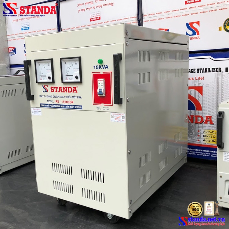 ỔN ÁP STANDA 15KVA DẢI 90V ĐA CHỨC NĂNG NEW 2022