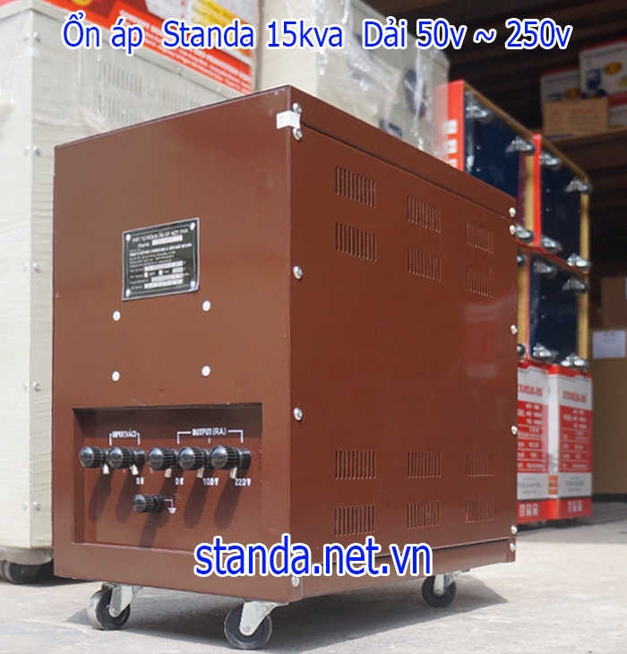 ỔN ÁP STANDA 15KVA DẢI 50V-250V