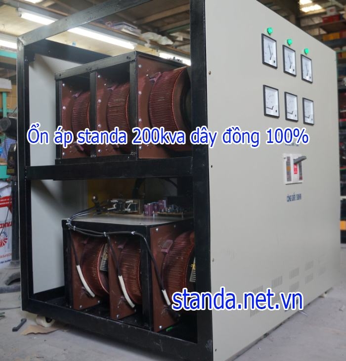 ỔN ÁP STANDA 200KVA DẢI 260V-430V